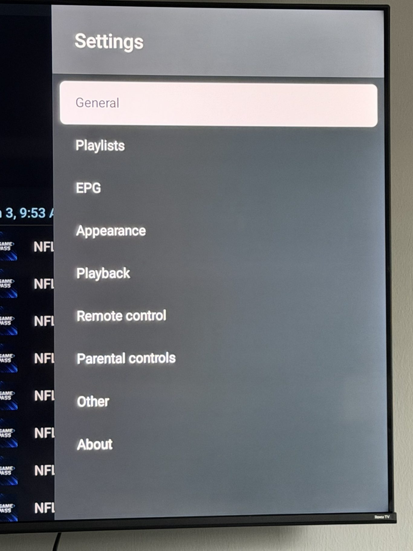 18- select "General"