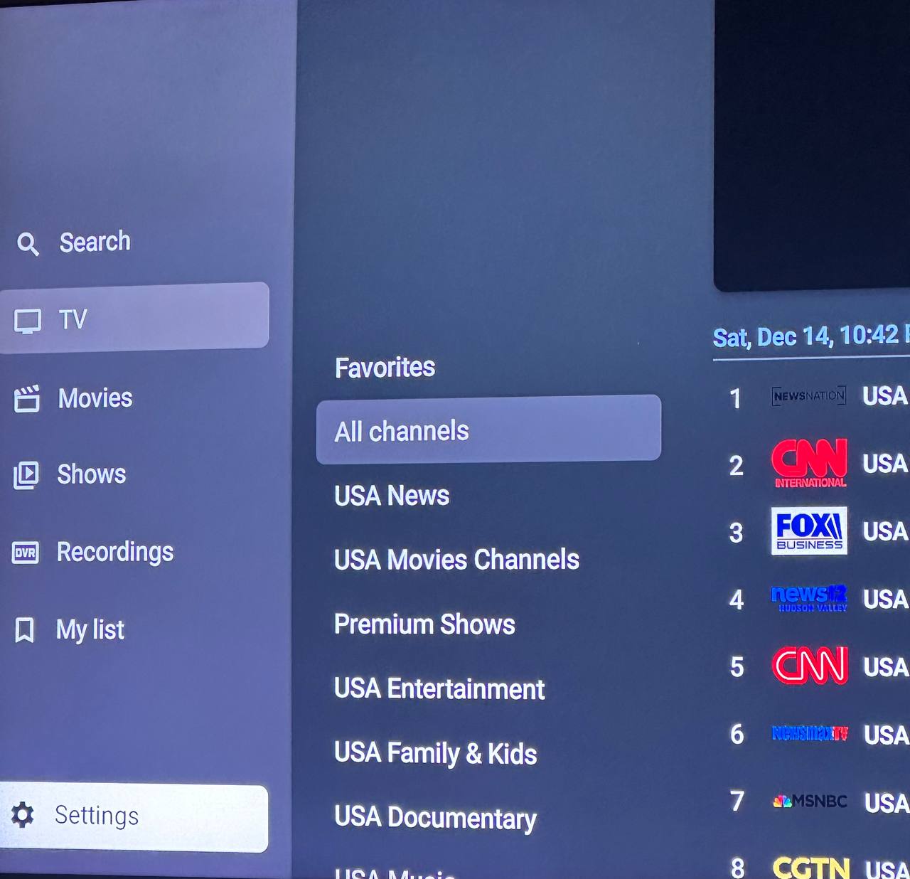 17- Select the Settings Tab